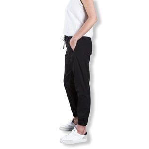 Pharoah Cotton Blend Black Jogger Pants
